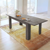 Tavolo allungabile Anthony 160x88x75 H cm colore ancona oak stile shabby