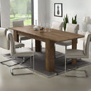 Tavolo allungabile Anthony 160x88x75 H cm colore noce eastwood stile shabby