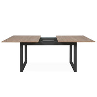 Tavolo allungabile Austin 80A piano colore legno e gambe antracite