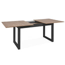 Tavolo allungabile Austin 80A piano colore legno e gambe antracite
