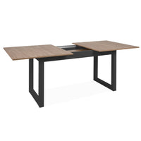 Tavolo allungabile Austin 80A piano colore legno e gambe antracite