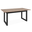 Tavolo allungabile Austin 80A piano colore legno e gambe antracite