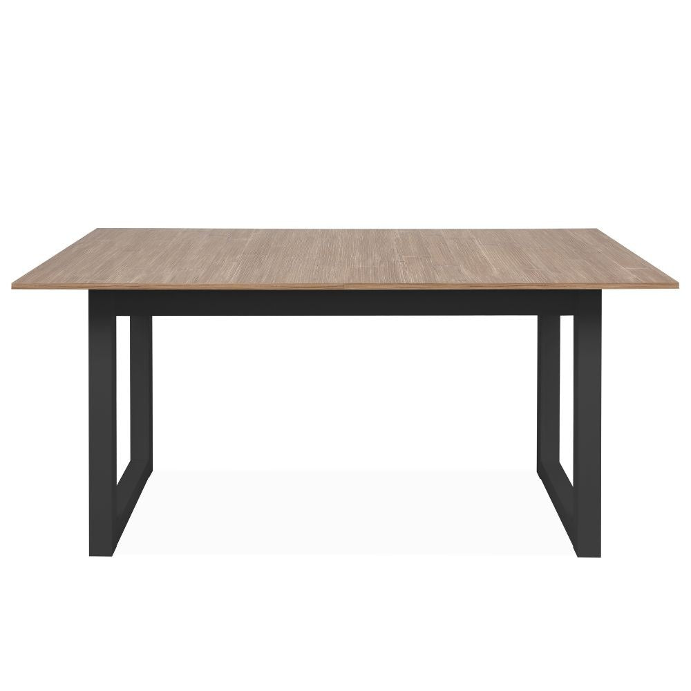 Tavolo allungabile Austin 80A piano colore legno e gambe antracite