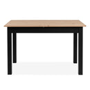 Tavolo allungabile Coburg 120 colore rovere con gambe nere