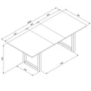 Tavolo allungabile Denver 50 160x90x75H cm