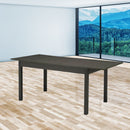 Tavolo allungabile Firenze rovere grafite 140x80