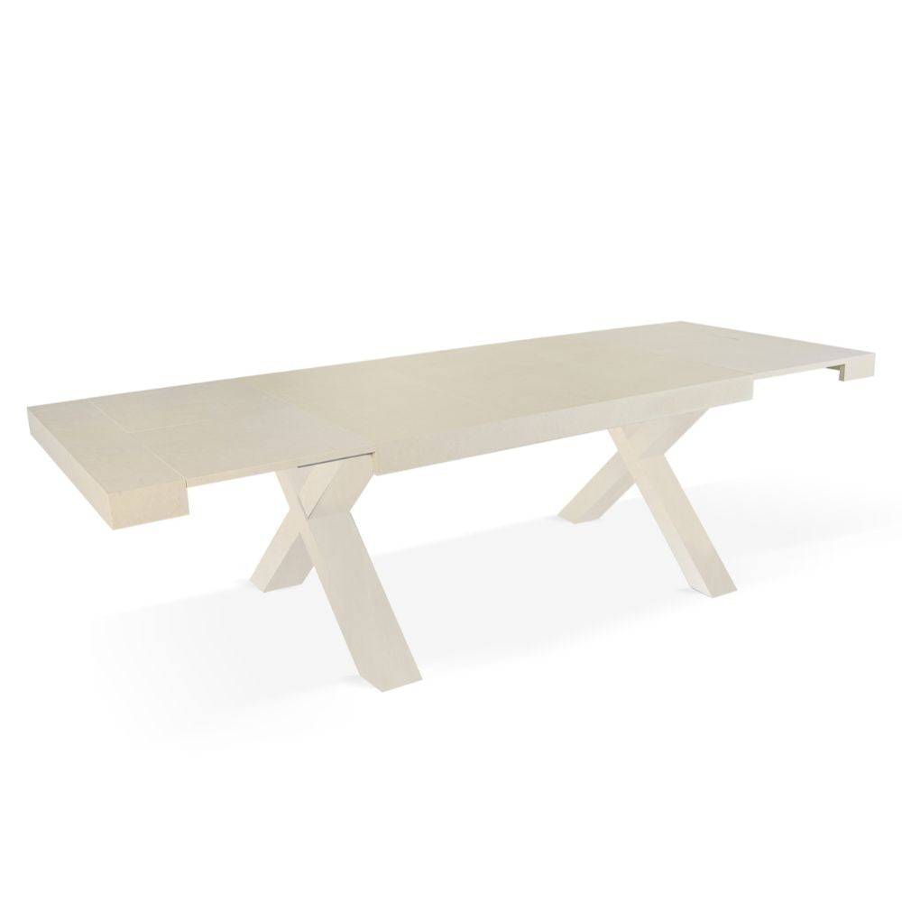 Tavolo allungabile Gondar 180x100 piano e base argilla