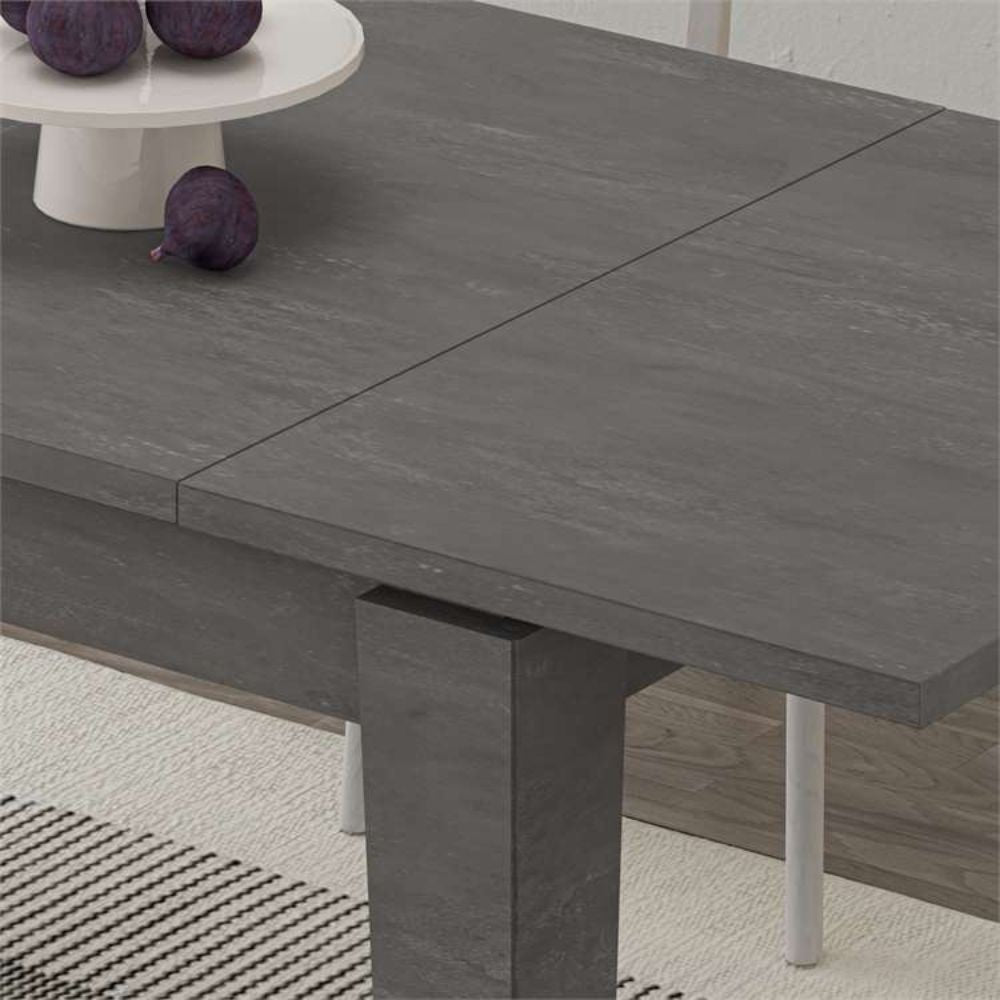 Tavolo allungabile Megaron retro grey 120x80 cm.