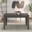 Tavolo allungabile Tolmen antracite 140x80 cm