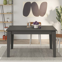 Tavolo allungabile Tolmen antracite 140x80 cm