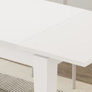 Tavolo allungabile Tolmen bianco 140x80 allungabile a 190 cm