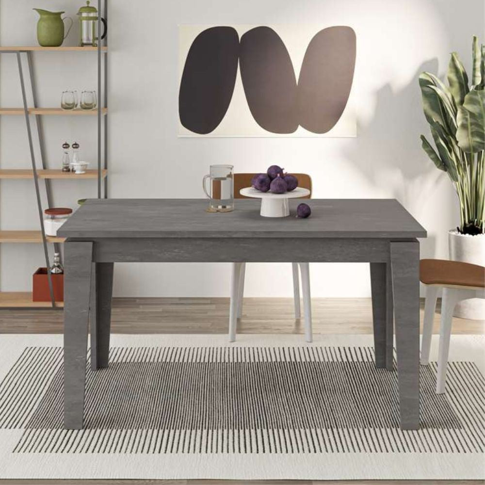 Tavolo allungabile Tolmen retro grey 140x80 allungabile a 190 cm