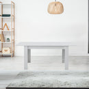 Tavolo allungabile Tony colore bianco 140x90x78 cm.