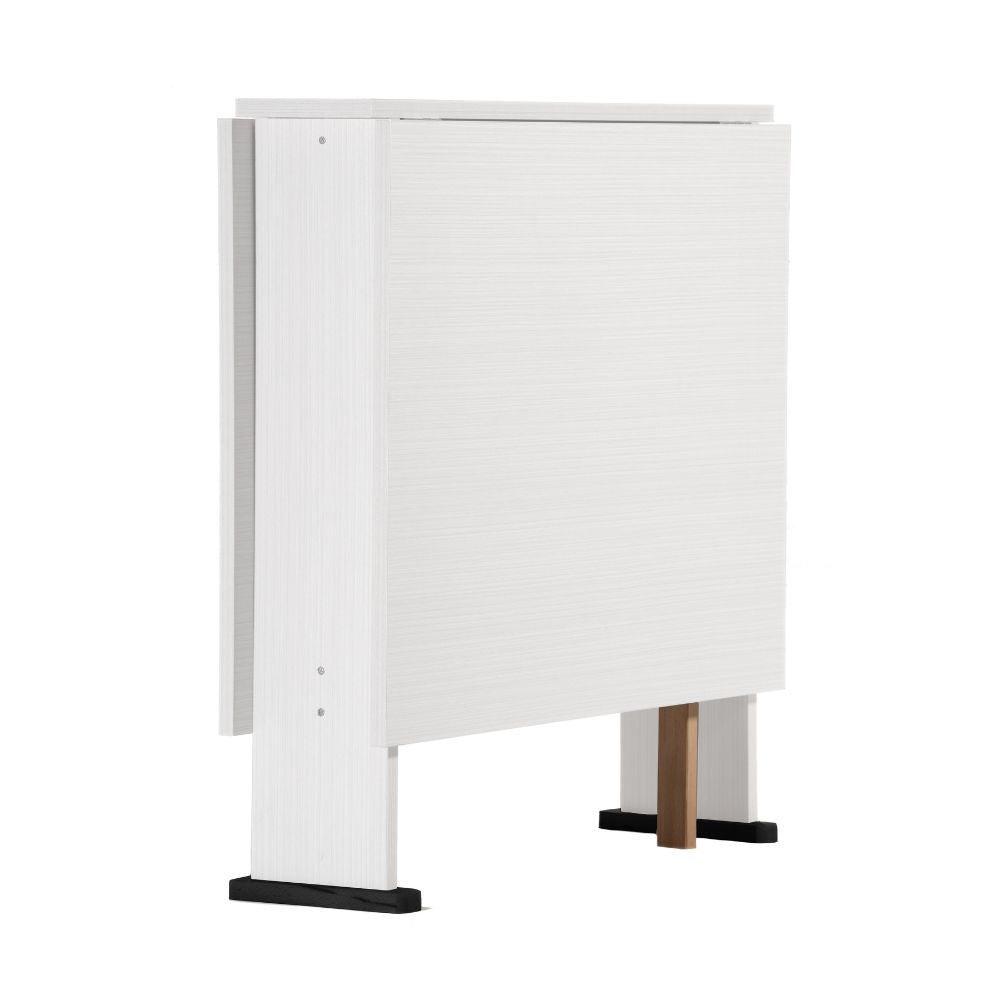 Tavolo pieghevole salvaspazio Mati 74x136 colore bianco frassinato