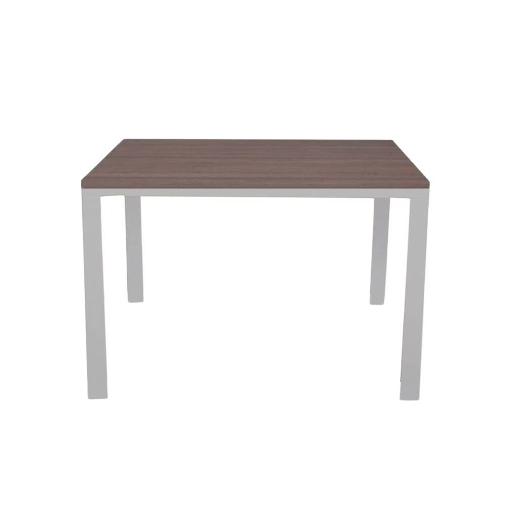 Tavolo allungabile 120x80 struttura bianca e piano larice grigio Monster