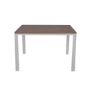 Tavolo allungabile 120x80 struttura bianca e piano larice grigio Monster