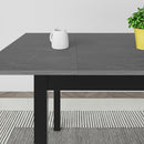 Tavolo allungabile 120x80 struttura bianca e piano larice grigio Monster