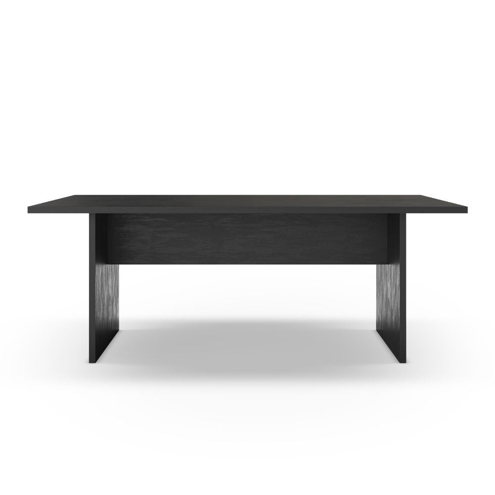 Tavolo rettangolare fisso Loana in nero 200x100x75 H cm.