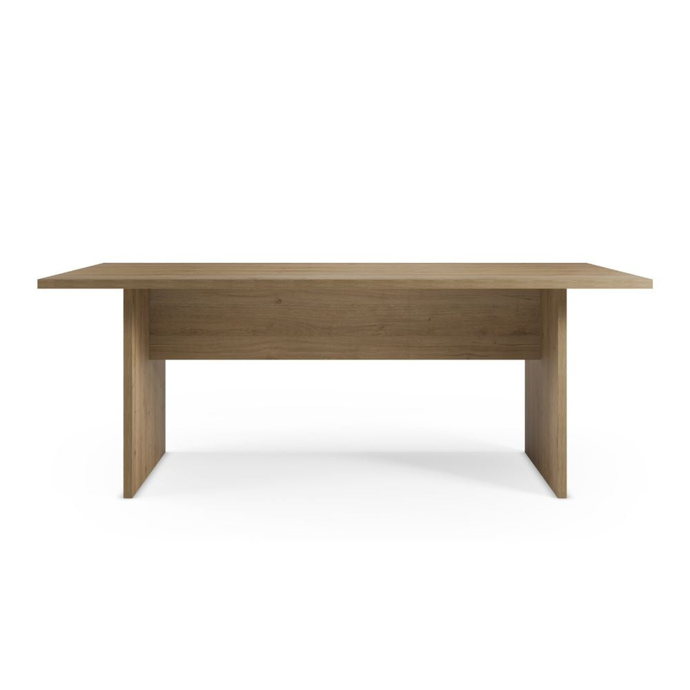 Tavolo rettangolare fisso Loana in rovere cadiz 200x100x75 H cm.