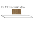 Top 180x45 per modulo ufficio Ibisco noce naturale