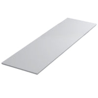 Top appoggio per mobile bagno colore bianco lucido 120x46x1.9 cm.