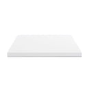 Top per bagno 80x48x4 con bordo poliuretano in bianco