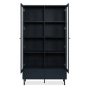 Vetrina Caracas 52A con 2 ante a vetrina e 2 cassetti colore navy blue
