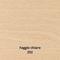 Zoccolo per cucina in PVC barra 4 mtl H15 colore faggio chiaro